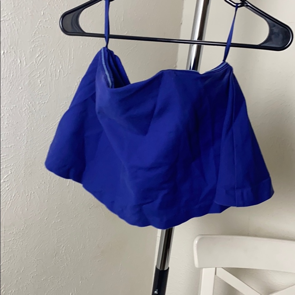 Flared Strapless Top